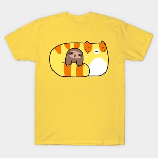 Tabby and Baby Sloth T-Shirt